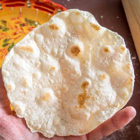 Tortillas, Flour, Made with Bacon Fat