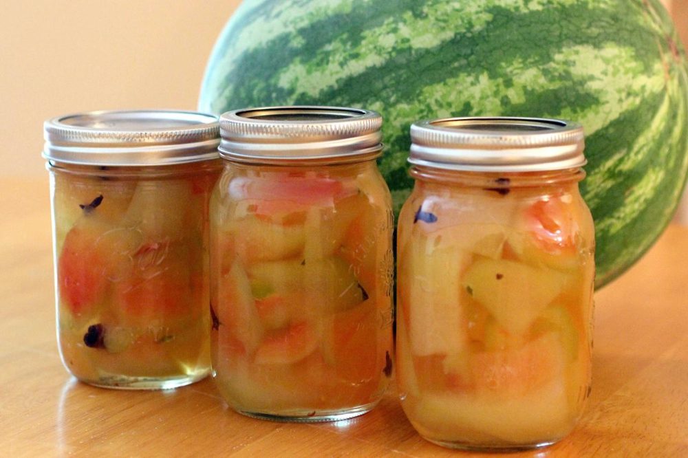 Watermelon Rind Pickles, Grandma Hay's