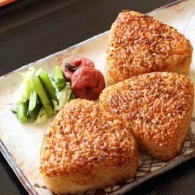 Yaki Onigiri Rice Balls with Miso